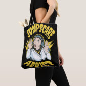 Jumpscare Addict Tote Bag (Dichtbij)