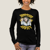  Jumpscare Addict  Tri-Blend Shirt (Voorkant)