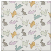 Jumpy Bunnies Stof (Close Up)