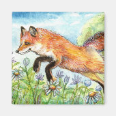 Jumpy Fox Magneet (Voorkant)