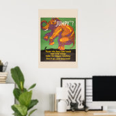 Jumpy Keep Cool! - Jaren 20 Mather Business Poster (Thuiskantoor)