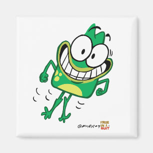 Jumpy Peete Square Magnet