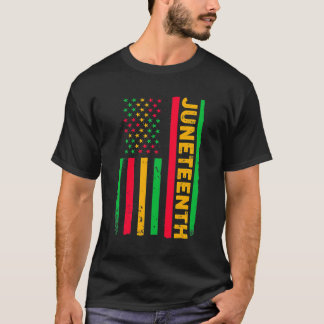 Jun11e Amerikaanse vlagzwarte dag na Amerika T-shirt