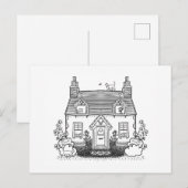 jun huis feestdagenkaart (Voorkant / Achterkant)