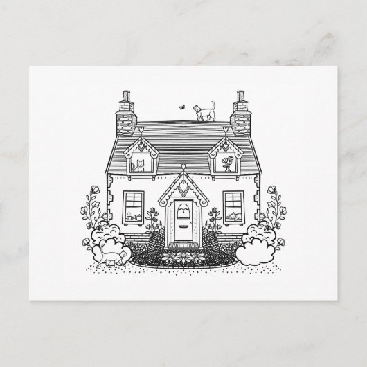 jun huis feestdagenkaart (Voorkant)