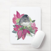 Junco Dark Eyed Waterverf Art Muismat (Met muis)