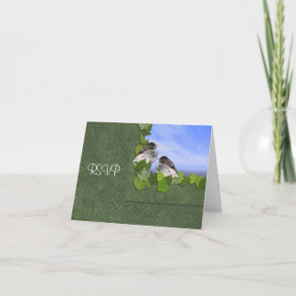 Junco-huwelijksreceptie RSVP-kaart