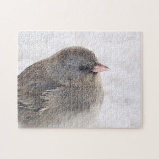 Junco in the Snow - Puzzle Legpuzzel