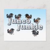 Junco Junkie Briefkaart (Voorkant)
