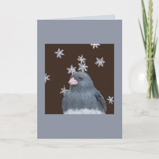Junco-kerstkaart Feestdagen Kaart (Voorkant)