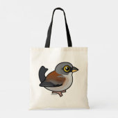 Junco met gele ogen tote bag (Achterkant)