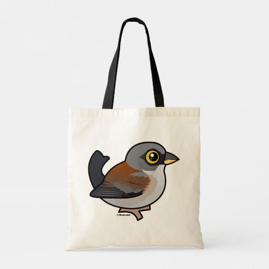 Junco met gele ogen tote bag (Achterkant)