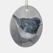 Junco Snowbird Bird Art Ornament (Rechts)