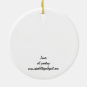 Junco Snowbird Bird Art Ornament (Achterkant)