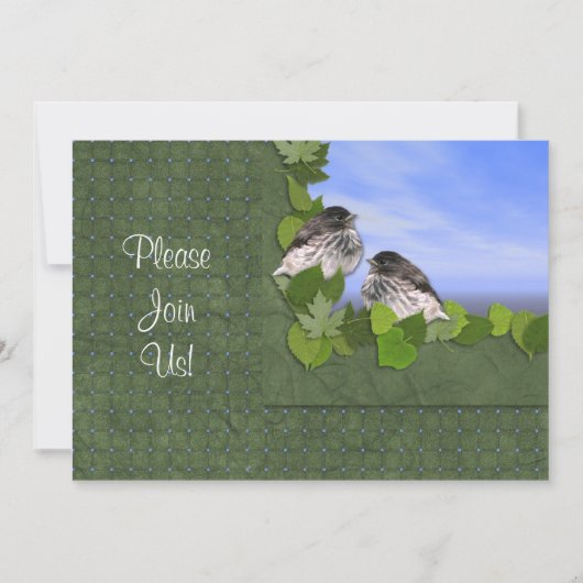 Junco Wedding Uitnodiging (Voorkant)