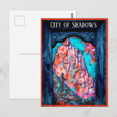 Junction Card nr. 44 Nadering van de stad Shadow Briefkaart (Voorkant / Achterkant)