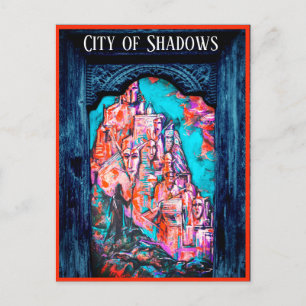 Junction Card nr. 44 Nadering van de stad Shadow Briefkaart
