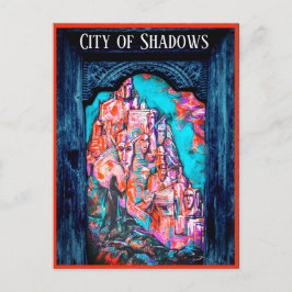 Junction Card nr. 44 Nadering van de stad Shadow Briefkaart