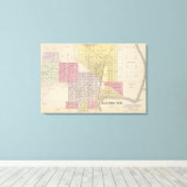 Junction City, Davis County, Kansas Canvas Afdruk (Insitu (Houten vloer))