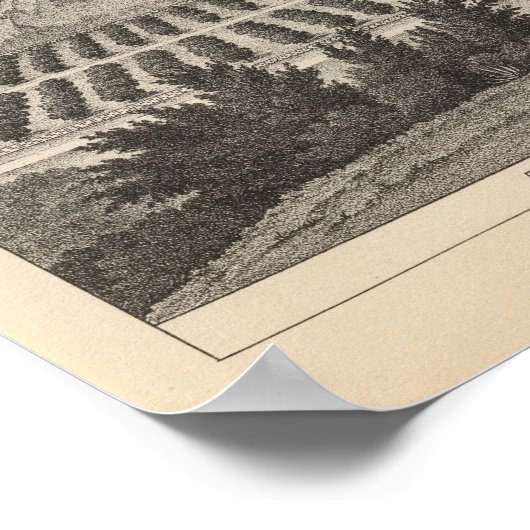 Junction City en Davis County, Kansas Poster (Hoek)