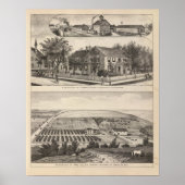 Junction City en Davis County, Kansas Poster (Voorkant)