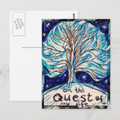 Junction-kaart nr. 4: op de Quest of My Life Briefkaart (Voorkant / Achterkant)