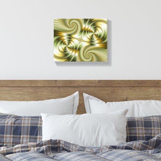 Junction - Mandelbrot Art Canvas Afdruk (Insitu (Slaapkamer))