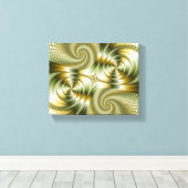 Junction - Mandelbrot Art Canvas Afdruk (Insitu (Houten vloer))