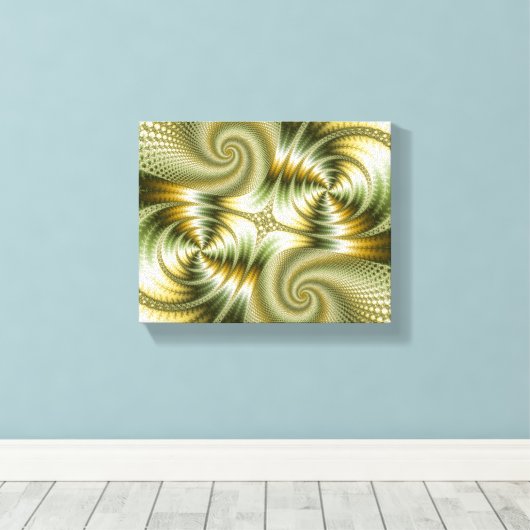 Junction - Mandelbrot Art Canvas Afdruk (Insitu (Houten vloer))