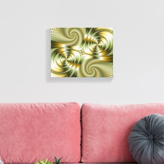 Junction - Mandelbrot Art Canvas Afdruk (Insitu (Woonkamer))