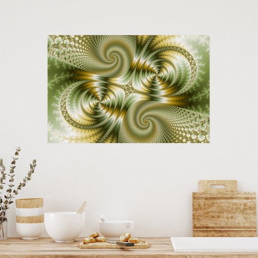 Junction - Mandelbrot Art Poster (Keuken)