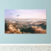 Junction of the Yellowstone and Missouri by Bodmer Canvas Afdruk (Insitu (Houten vloer))