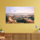 Junction of the Yellowstone and Missouri by Bodmer Canvas Afdruk (Insitu (Woonkamer))