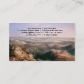 Junction of the Yellowstone and Missouri by Bodmer Visitekaartje (Achterkant)