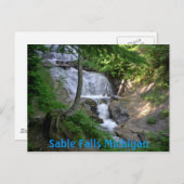 june08 203, Sable Falls Michigan Briefkaart (Voorkant / Achterkant)