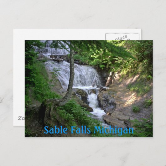 june08 203, Sable Falls Michigan Briefkaart (Voorkant / Achterkant)