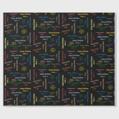 June, 1 Birthday Gift Wrapping Paper Cadeaupapier (Vlak)