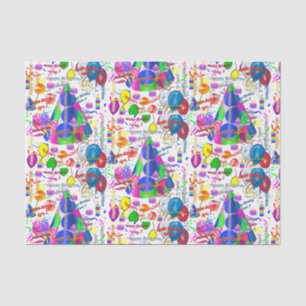 June, 2 Birthday Tissue Paper Tissuepapier