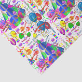 June, 2 Birthday Tissue Paper Tissuepapier (Detail)