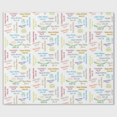 June, 30 Birthday Gift Wrapping Paper Cadeaupapier (Vlak)