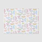 June, 30 Birthday Tissue Paper Tissuepapier (Voorkant)