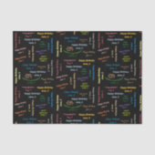 June, 3 Birthday Tissue Paper Tissuepapier (Voorkant)