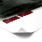 June 6th, 1944 Normandy Landing on a White Perfect Poster (Hoek)