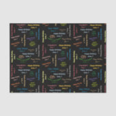 June, 7 Birthday Tissue Paper Tissuepapier (Voorkant)