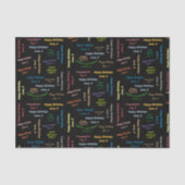 June, 9 Birthday Tissue Paper Tissuepapier (Voorkant)