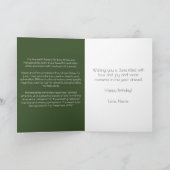 June Birth Flower Birthday Card Roses Honeysuckle Kaart (Binnen)