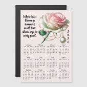 June Birth Flower & Stone Calendar (Voorkant / Achterkant)