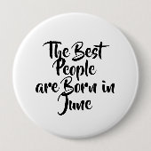 "June" Birthday Button (Voorkant)