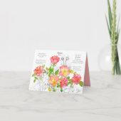 June Birthday Honeysuckle Roos Birth Flower Blank Kaart (Voorkant)