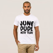 JUNE Birthday Mannen T-shirts (Voorkant volledig)